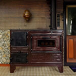 Poêle à bois en fonte avec four – Cuisinière – Poêle multifonction – Image 2