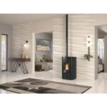 Poêle à granulés étanche Lina Top – 7 kW – Noir – LA NORDICA EXTRAFLAME – Image 3