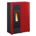 Poêle à granulés Virna – Acier Bordeaux – 14,5 kW – LA NORDICA EXTRAFLAME – Image 3