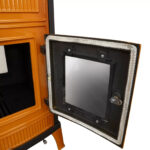 Poêle en fonte émaillée avec four – 100 % fonte – Mustard – 20 kW – Fabrication Turquie – Image 7