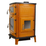 Poêle en fonte émaillée avec four – 100 % fonte – Mustard – 20 kW – Fabrication Turquie – Image 6
