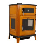 Poêle en fonte émaillée avec four – 100 % fonte – Mustard – 20 kW – Fabrication Turquie – Image 2