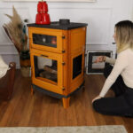 Poêle en fonte émaillée avec four – 100 % fonte – Mustard – 20 kW – Fabrication Turquie – Image 13