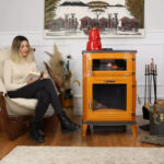 Poêle en fonte émaillée avec four – 100 % fonte – Mustard – 20 kW – Fabrication Turquie – Image 10