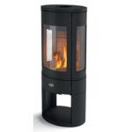 Poêle à bois Godin Rosnay 411106 Noir — Fonte, 7 kW