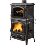 Poêle-cuisinière à bois La Nordica Extraflame – Isotta Forno Evo – Fonte Émaillée – Noir Anthracite – 9,7 kW