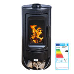 Poêle à bois ROYCE en fonte — 11,8 kW, performant et élégant