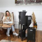 Poêle à granulés multifonction — 12 kW, Noir, Idéal Cafétérias et Restaurants – Image 2