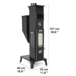 Poêle à granulés multifonction — 12 kW, Noir, Idéal Cafétérias et Restaurants – Image 19