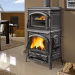 Poêle-cuisinière à bois La Nordica Extraflame – Isotta Forno Evo – Fonte Émaillée – Noir Anthracite – 9,7 kW – Image 5