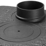 Poêle à bois La Nordica Extraflame "Gemma" — Majolique Bordeaux, 6 kW – Image 4