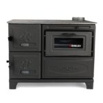 Poêle à bois en fonte avec four – 10 kW – Noir mat – Modèle SÜSLER001 – Image 7