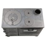 Poêle à bois en fonte avec four – 10 kW – Noir mat – Modèle SÜSLER001 – Image 5